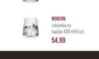 Szklanka na napoje Modern 430ml