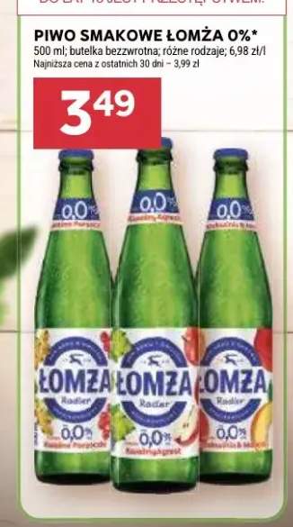 Piwo bezalkoholowe Łomża Radler 0% Jabłko & Wiśnia