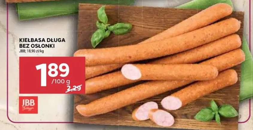 Kiełbasa długa bez osłonki JBB