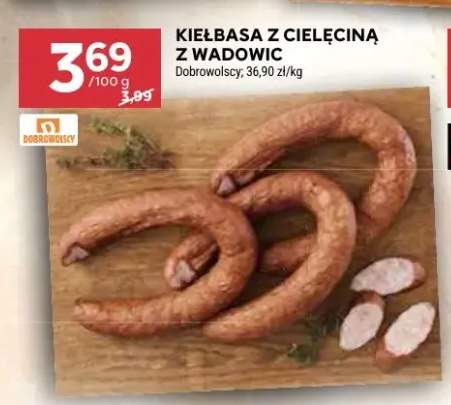 Kiełbasa z cielęciną z Wadowic Dobrowolscy