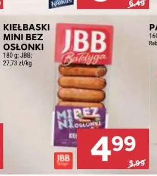 Kiełbaski mini bez osłonki JBB