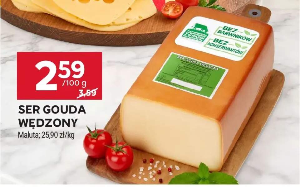 Ser Gouda wędzona Maluta