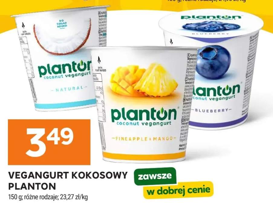 Vegangurt kokosowy Pineapple & Mango Planton