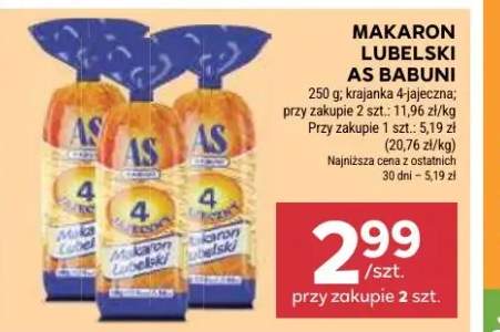Makaron Lubelski As Babuni krajanka 4-jajeczna