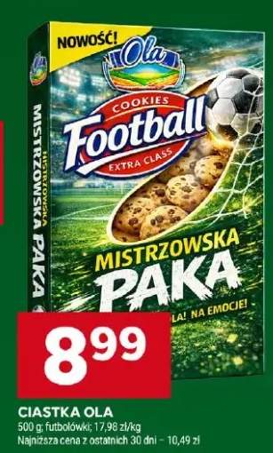 Ciastka Ola futbolówki