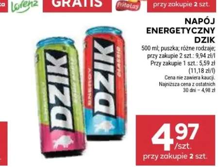 Napój energetyczny Dzik Energy