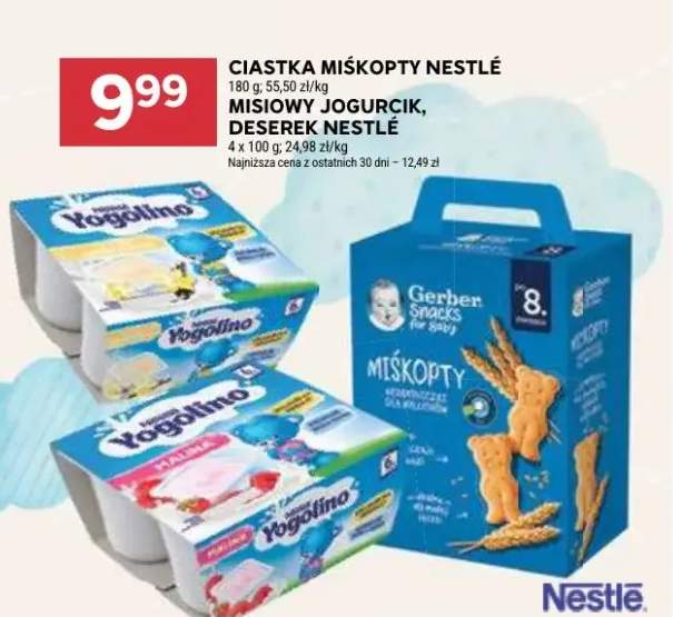 Ciastka Miśkopty Nestlé