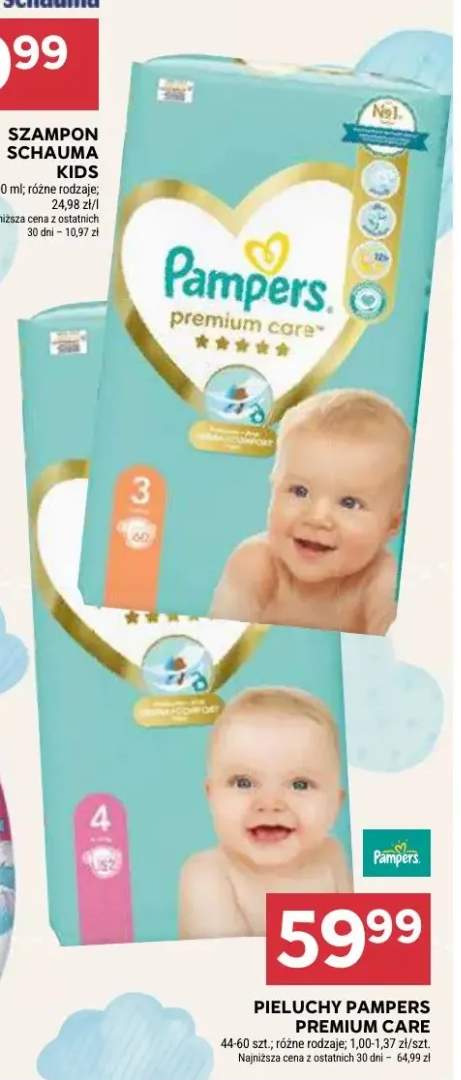 Pieluchy Pampers Premium Care