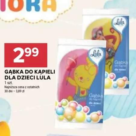 Gąbka do kąpieli dla dzieci Lula