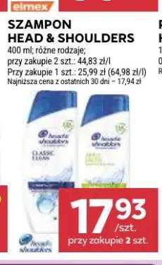 Szampon Head & Shoulders