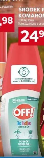Środek przeciw komarom OFF! Kids spray