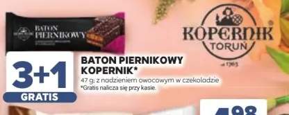 Baton piernikowy Kopernik z nadzieniem owocowym w czekoladzie