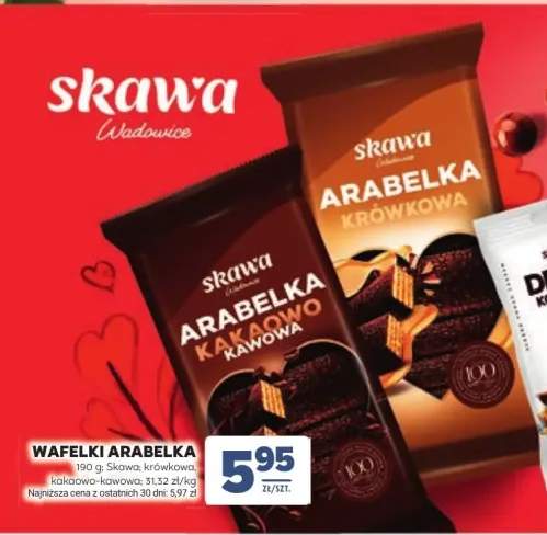 Wafelki Arabelka kakaowo-kawowa Skawa