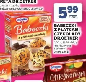 Babeczki z płatkami czekolady Dr.Oetker