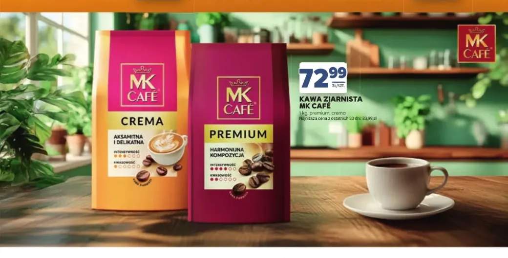 Kawa ziarnista MK CAFÉ crema