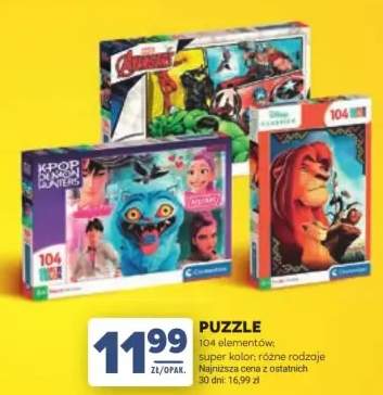 Puzzle Clementoni 104 elementy Król Lew super kolor