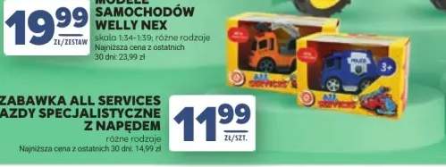Zabawka All Services pojazdy specjalistyczne z napędem