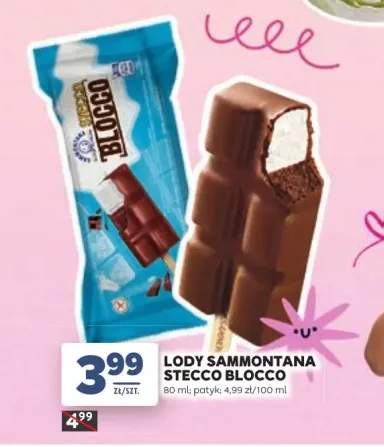 Lody Sammontana Stecco Blocco patyk