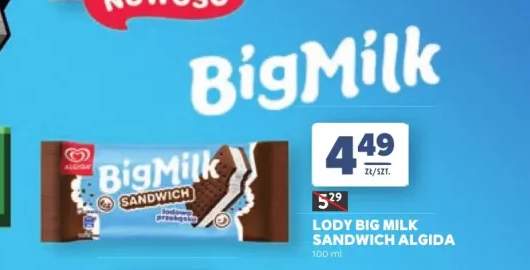 Lody Big Milk Sandwich Algida