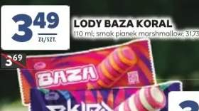 Lody Baza Koral smak pianek marshmallow