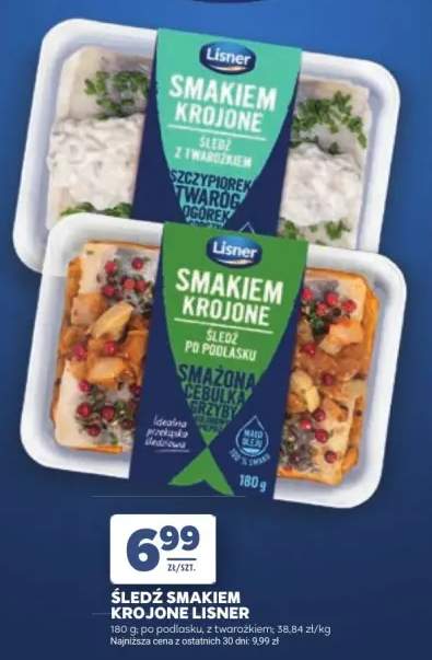 Śledź smakiem krojone Lisner
