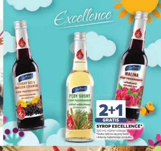 Syrop Excellence Czarny Bez & Mniszek Lekarski