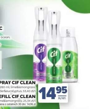 Spray Cif Clean lavender&eucalyptus