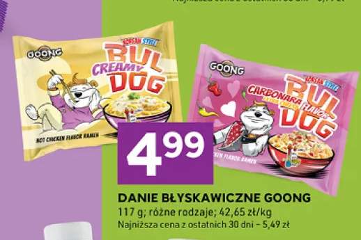 Danie błyskawiczne Goong