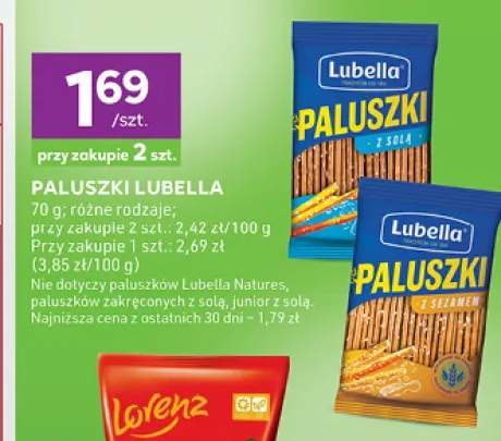 Paluszki z sezamem Lubella