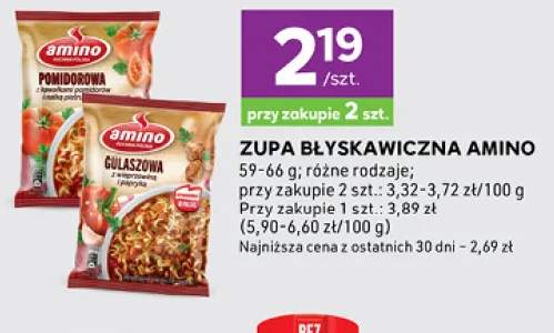 Zupa błyskawiczna Amino gulaszowa