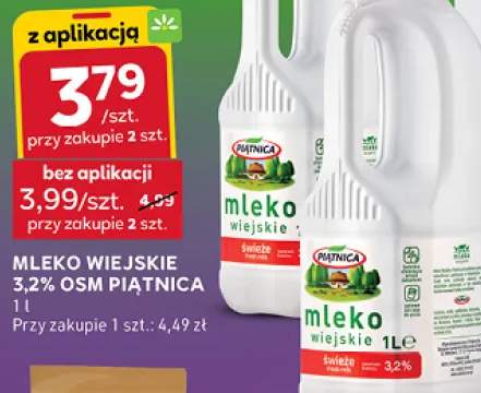 Mleko wiejskie 3,2% OSM Piątnica
