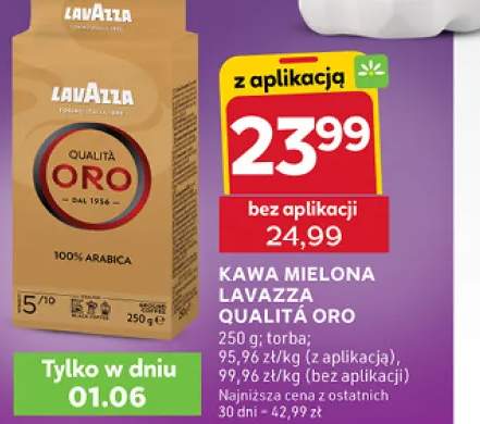 Kawa mielona Lavazza Qualitá Oro