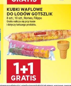 Kubki waflowe do lodów Gotszlik