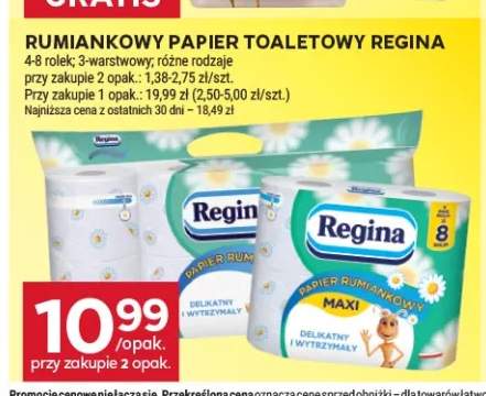 Rumiankowy papier toaletowy Regina maxi