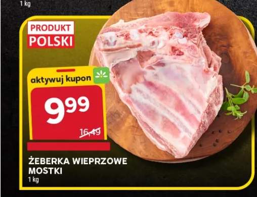 Żeberka wieprzowe mostki