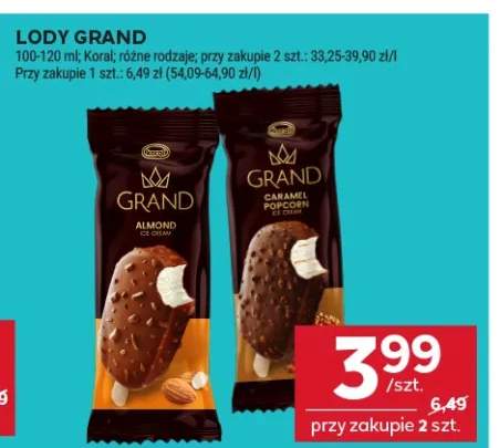 Lody GRAND Almond