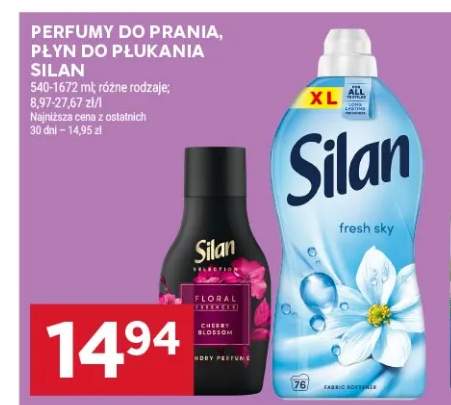 Perfumy do prania, płyn do płukania Silan