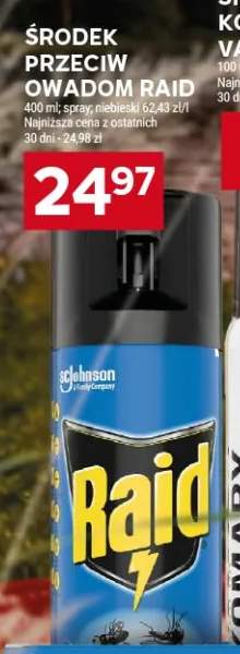 Środek przeciw owadom Raid spray niebieski