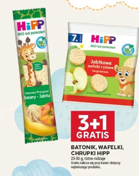 Batonik, wafelki, chrupki HiPP