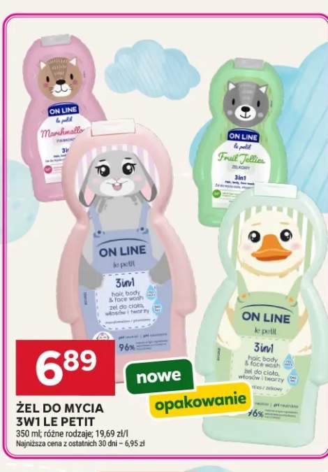 Żel do mycia 3w1 Le Petit On Line