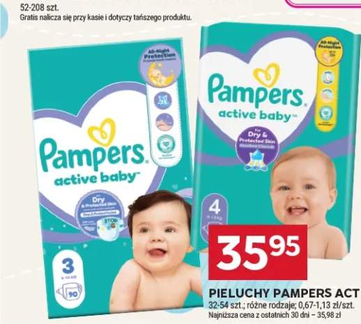 Pieluchy Pampers Active