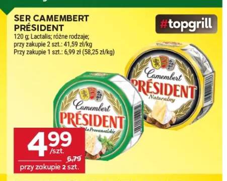 Ser Camembert PRÉSIDENT Z Prowansalskimi Ziołami