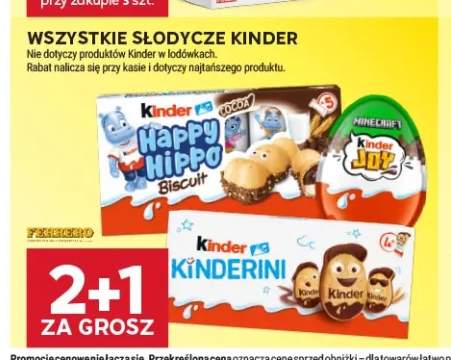 Słodycze Happy Hippo Kinder