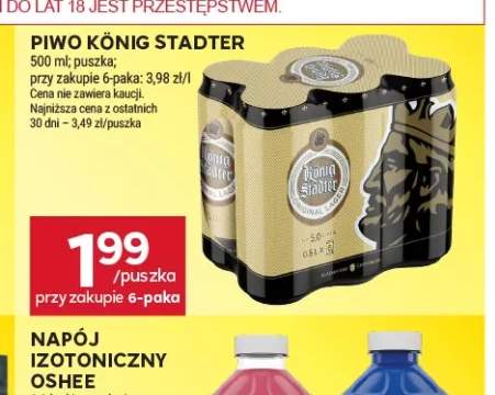Piwo König Stadter 6-pak 500ml