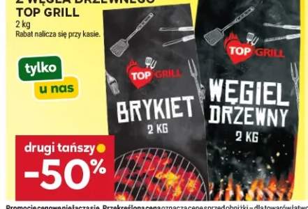 Węgiel, brykiet z węgla drzewnego Top Grill