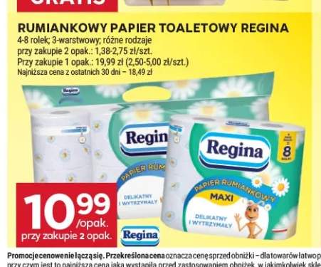 Rumiankowy papier toaletowy Regina