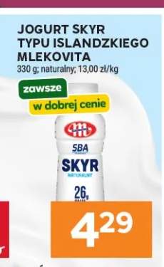 Jogurt Skyr typu islandzkiego naturalny Mlekovita
