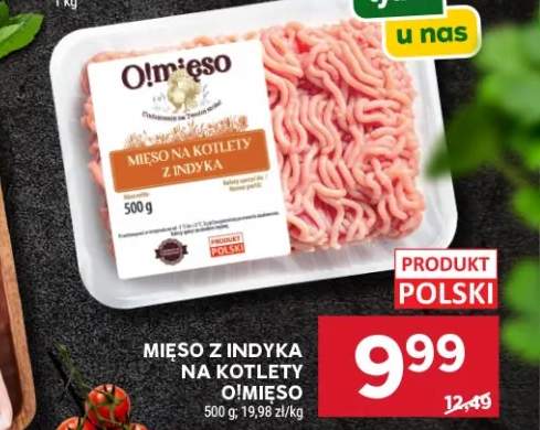 Mięso z indyka na kotlety O!Mięso