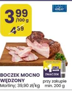 Boczek mocno wędzony Morliny