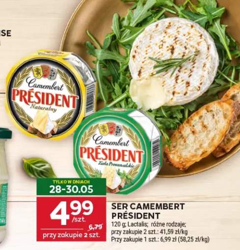 Ser Camembert Président Naturalny